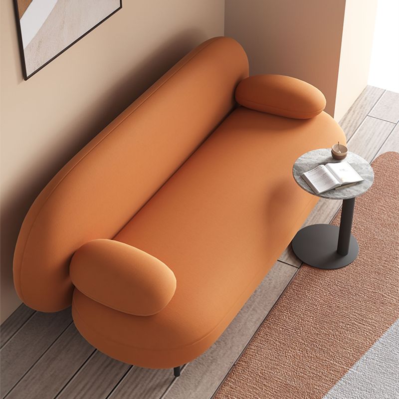 Divano arancione di divano di divano di divani in arancione in arancione