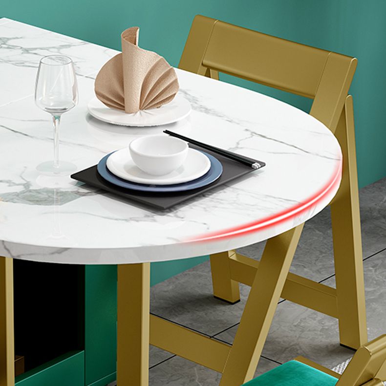 1/2/3/7 Pcs Modern Dining Room Set with Oval MDF Table Dining Furniture Set Clearhalo 'Dining Room Sets' 'Dining Tables & Seating' 'dining_room_set' 'furn' 'furn_dining_room_set' 'Furniture' 'furniture_dining_room_set' 'Kitchen & Dining Furniture' 'kitchen&dining_furn' 'kitchen' 1200x1200_66781a08-869f-4912-ab8b-5f8f92c8cf02