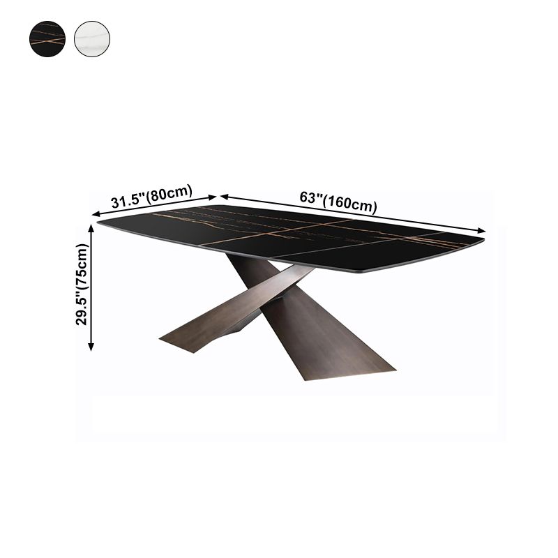 Rectangle Dining Site Table Traditional Luxury Stone Dinner Table for Indoor Clearhalo ' dining_table' 'Dining Tables & Seating' 'Dining Tables' 'furn' 'furn_dining_table' 'Furniture' 'furniture_dining_table' 'Kitchen & Dining Furniture' 'kitchen&dining_furn' 'kitchen' 'kitchen_dining_table' 1200x1200_6679fbe3-d740-47d3-8c2c-9fdcf0db252a