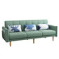 Square Arm with Cotton Blend 25.98" W Convertible Sleeper Sofa for Apartment. Clearhalo 'furn' 'furn_sofas' 'Furniture' 'furniture_sofas' 'kitchen' 'kitchen_sofas' 'Living Room Furniture' 'Sofa' 'sofas' 1200x1200_667eca04-c77c-49a1-9ba3-71c538ce01c9