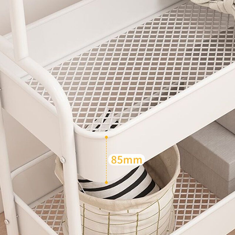 Moderne Hall Stand Metall Storage Shelf Organizer No Distressed Entryway Kit