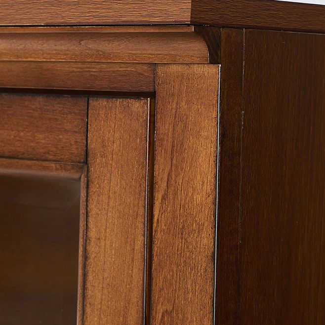 Solid Wood Standard Bookcase Contemporary Vertical Bookcase with Glass Doors Clearhalo 'Bookcases' 'furn' 'furn_bookcases' 'Furniture' 'furniture_bookcases' 'kitchen' 'kitchen_bookcases' 'Living Room Furniture' 'Office Furniture' 1200x1200_667fe14e-adc3-4045-a5e6-a92f48489b26