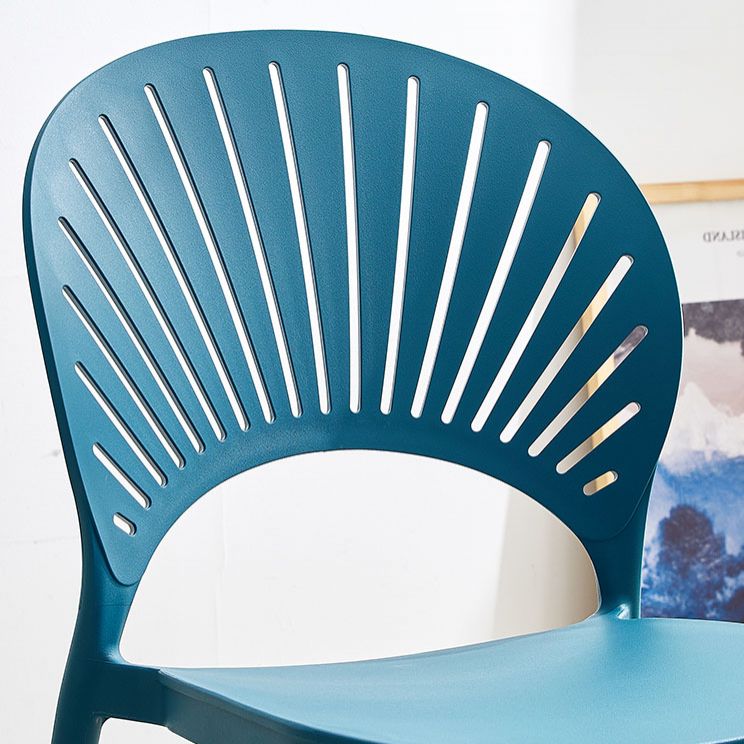 Modern Stackable Chair Dining Armless Open Back Chairs with Plastic Legs for Kitchen Clearhalo ' kitchen&dining_furn' 'Dining Chairs' 'Dining Tables & Seating' 'dining_chair' 'furn' 'furn_dining_chair' 'Furniture' 'furniture_dining_chair' 'Kitchen & Dining Furniture' 'kitchen' 1200x1200_6680db8d-0f3e-4ee0-bed8-11e99fe8eaa7