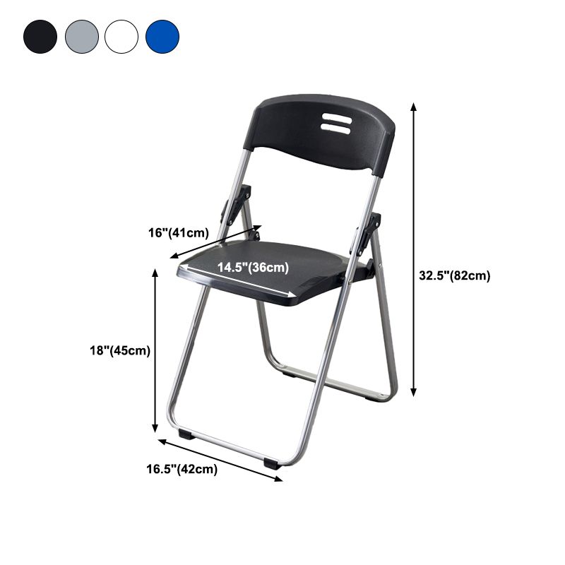 Moderna sedia da ufficio imbottita senza braccio senza ruote sedia da ufficio in acciaio