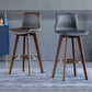 Scandinavia Style Bar-stool Wooden Legs Rectangle Seat for Kitchen Bar Clearhalo 'Bar Furniture' 'Bar Stools' 'bar_stools' 'furn' 'furn_bar_stools' 'furniture_bar_stools' 'Kitchen & Dining Furniture' 'kitchen&dining_furn' 'kitchen' 'kitchen_furn' Furniture' 1200x1200_6688efc5-9ad0-4e67-b978-7b49c51818bf