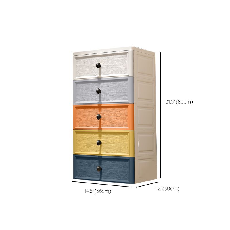 Non-Hanging Wardrobe Armoire with Drawer Plastic Storage Cabinet Wardrobe Clearhalo 'Armoires & Wardrobes' 'armoires_wardrobes' 'Bedroom Furniture' 'furn' 'furn_armoires_wardrobes' 'Furniture' 1200x1200_668cb941-46ac-4b72-bc61-7db87b0c8505