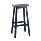 Contemporary 30" Height Solid Wood Backrest Counter High Stool with 4 Legs Clearhalo 'Bar Furniture' 'Bar Stools' 'bar_stools' 'furn' 'furn_bar_stools' 'Furniture' 'Kitchen & Dining Furniture' 1200x1200_668d4e98-0bf1-4979-bcd2-7ceb303aec6a