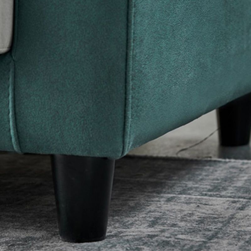 Mid-Century Modern Faux Leather Loose Back Seating Hair Pin Legs Sofa for Living Room Clearhalo 'furn' 'furn_sofas' 'Furniture' 'Living Room Furniture' 'Sofa' 'sofas' 1200x1200_668d9741-0e22-4eff-b558-e609f907eaa8