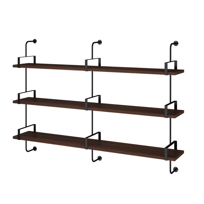 Metal Bookshelf Industrial Style Wall Mounted Bookcase for Home Office Clearhalo 'Bookcases' 'furn' 'furn_bookcases' 'Furniture' 'furniture_bookcases' 'kitchen' 'kitchen_bookcases' 'Living Room Furniture' 'Office Furniture' 1200x1200_668dc4a5-d846-4cfb-8ee5-16a2a8cc9e3e