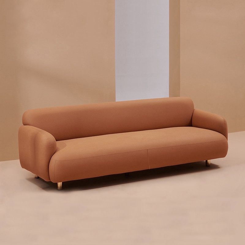 27,5 "H zeitgenössische Kunstleder -Leder -Armsofa für Wohnzimmer