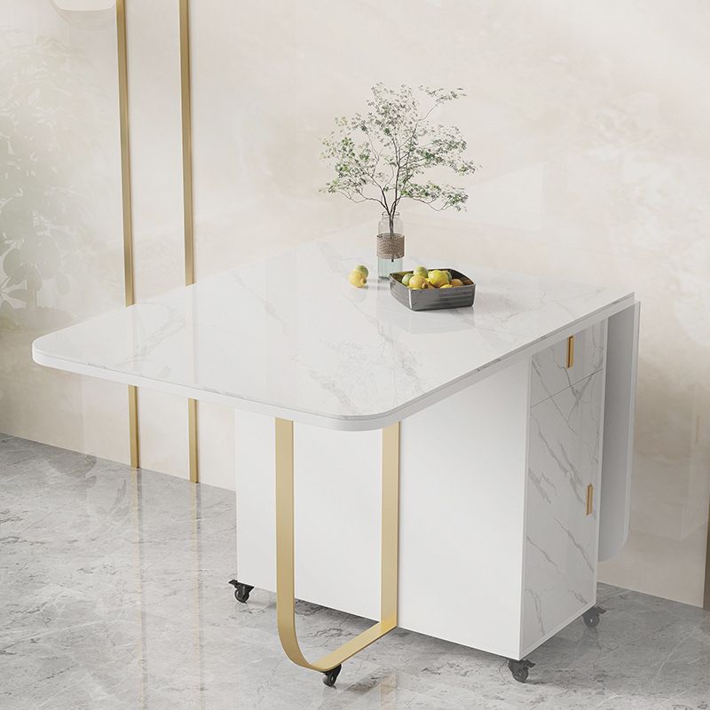 Moderner Stil faltbarer Tischset 1/2/3/7 Stück Ess -Set für Zuhause