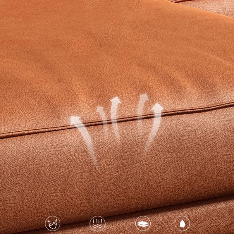 Light-grey Pillowed Back Cushions Contemporary Removable Cushions Sofa Clearhalo 'furn' 'furn_sectionals' 'Furniture' 'furniture_sectionals' 'kitchen' 'kitchen_sectionals' 'Living Room Furniture' 'Sectionals' 1200x1200_6693af94-1b93-4ff8-a5fa-cd751e38c8e9