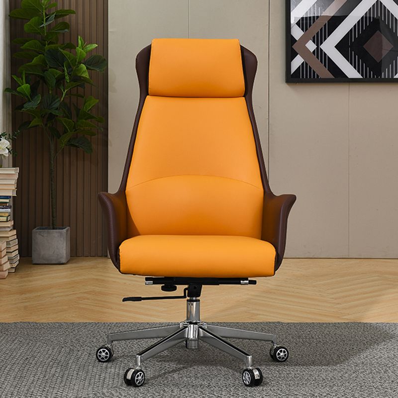 Moderner Leather Executive Chair Verstellbarer schwenkbarer Ergonomic Office Stuhl
