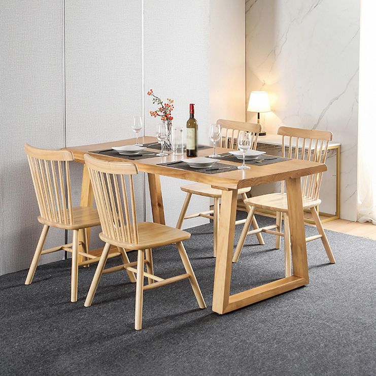 Modern 1/3/5 Pieces Wood Dining Set Dining Furniture Set /Separate Items Clearhalo 'Dining Room Sets' 'Dining Tables & Seating' 'dining_room_set' 'furn' 'furn_dining_room_set' 'Furniture' 'furniture_dining_room_set' 'Kitchen & Dining Furniture' 'kitchen&dining_furn' 'kitchen' 1200x1200_6697e43b-7b03-42d6-80f3-232195d63cff