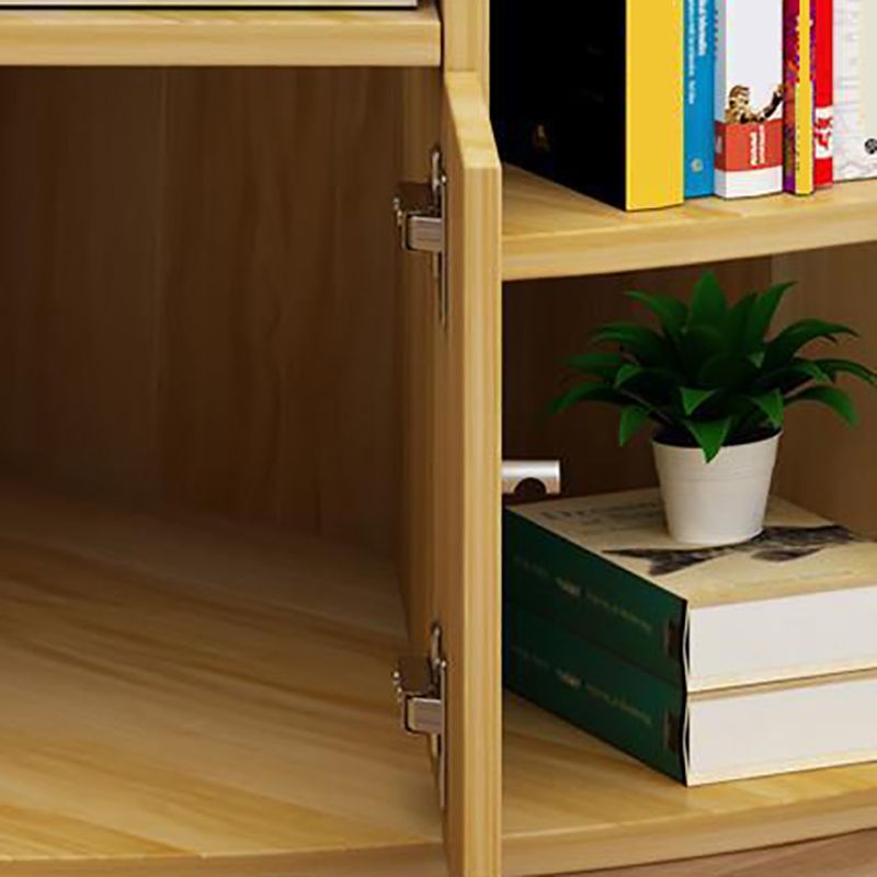 Engineered Wood Corner TV Stand Modern Style TV Cabinet with Doors Clearhalo 'furn' 'furn_tv_stands_entertainment_centers' 'Furniture' 'Living Room Furniture' 'TV Stands & Entertainment Centers' 'TV Stands & Media Storage Furniture' 'tv_stands_entertainment_centers' 1200x1200_6697ead8-cef6-4ee4-b3a0-abab223c0424