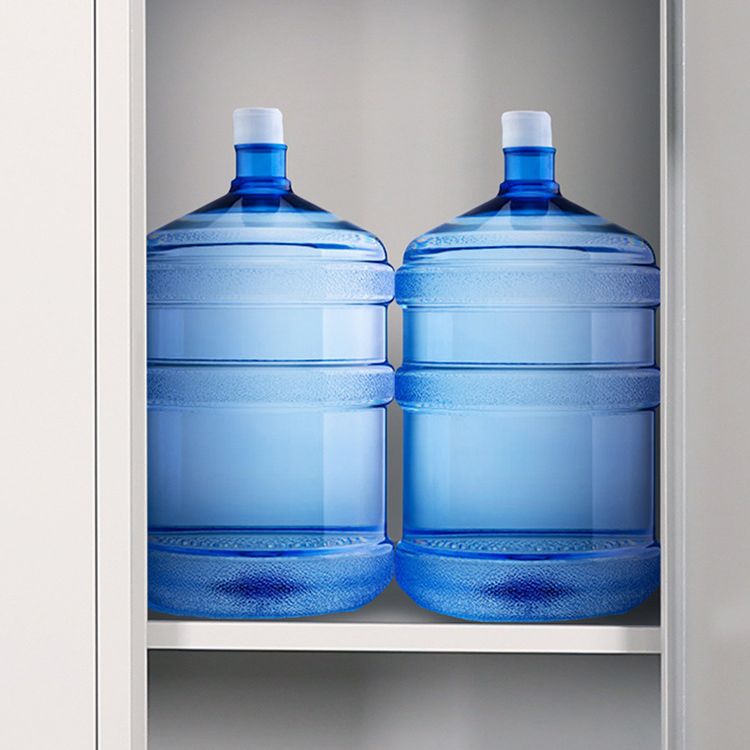 Gabinete contemporáneo de metal para baños gabinete de almacenamiento de acero blanco