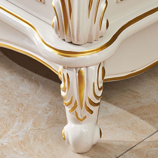 Sideboard Sideboard in pietra a 2 porte in stile glam per soggiorno