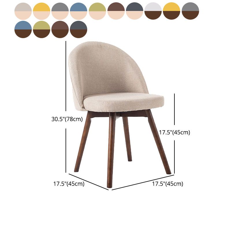 Modern Style Wood Chair Upholstered Fabric Dining Side Chair (Set of 2) Clearhalo 'Dining Chairs' 'Dining Tables & Seating' 'dining_chair' 'furn' 'furn_dining_chair' 'Furniture' 'furniture_dining_chair' 'Kitchen & Dining Furniture' 1200x1200_66997578-97c7-492c-8cf4-562551e7e87d