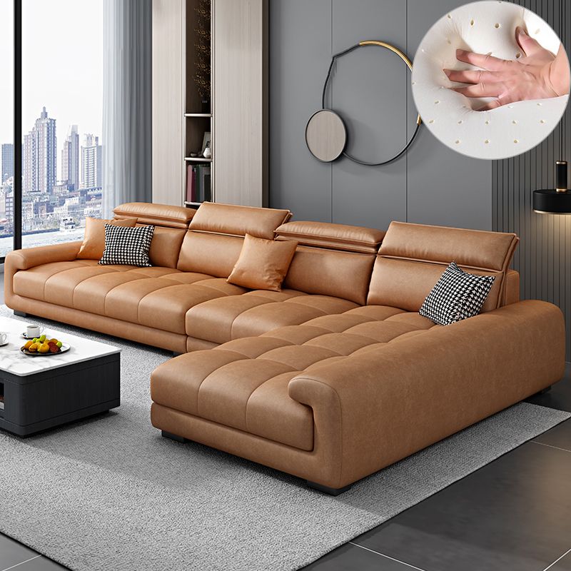 Sezione a 4 posti con cuscino per la testa regolabile per soggiorno