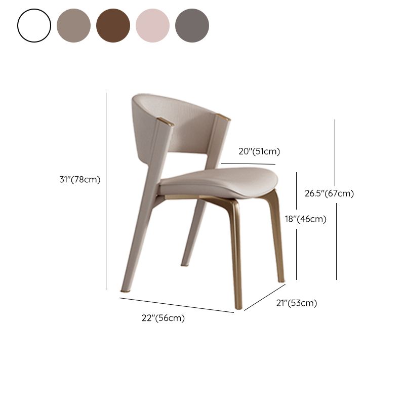 Home Dining Room Dining Side Chair Armless Upholstered Dining Chair