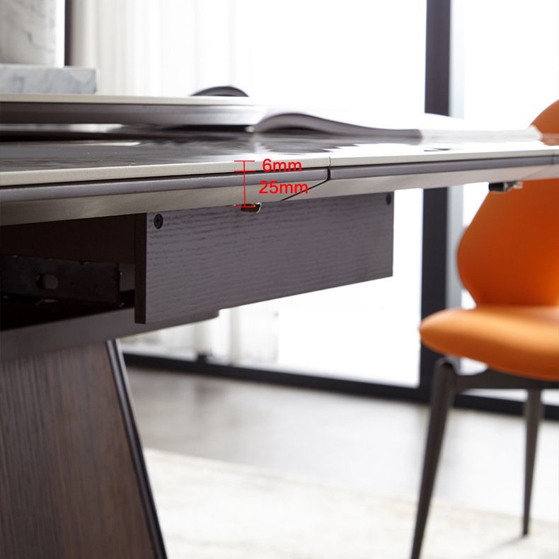 Ensemble de table carré de table de pierre fritté contemporaine 1/2/5/7/9 Pièces