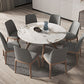 Round Dining Table Set 1/4/5 Pcs Solid Wood Frame Solid Wood Frame Clearhalo 'Dining Room Sets' 'Dining Tables & Seating' 'dining_room_set' 'furn' 'furn_dining_room_set' 'Furniture' 'Kitchen & Dining Furniture' 1200x1200_669d8638-5f3a-432e-ae2f-c482c1169aec