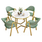 Glam Dining Set Solid Wood 1/2/3/5 Pieces Dining Furniture for Home