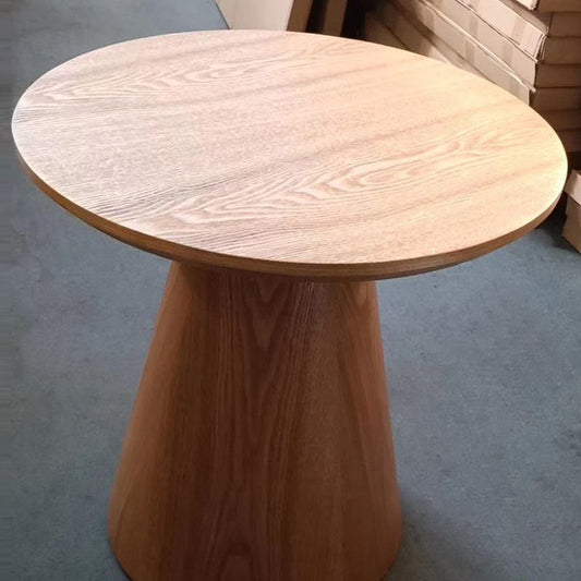 Tavolino contemporaneo di laterale in legno tavolo da soggiorno rotondo