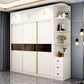 Contemporary Wooden Wardrobe White Wardrobe Closet with Sliding Door Clearhalo 'Armoires & Wardrobes' 'armoires_wardrobes' 'Bedroom Furniture' 'furn' 'furn_armoires_wardrobes' 'Furniture' 1200x1200_669f1b5e-9fa3-48ea-b49f-64d4baaa6648