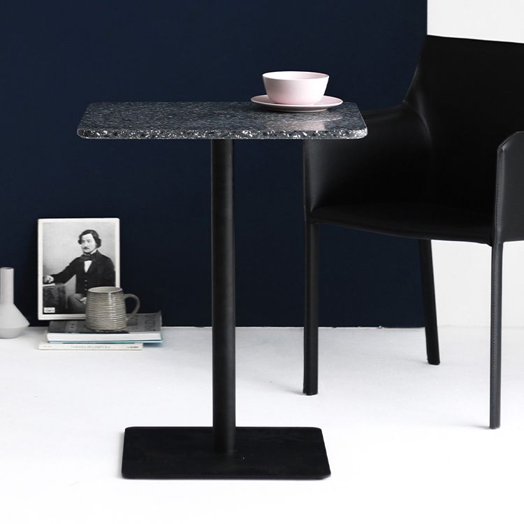 Metal Industrial Square Dining Table Concrete Top Table with Pedestal Base Clearhalo ' dining_table' 'Dining Tables & Seating' 'Dining Tables' 'furn' 'furn_dining_table' 'Furniture' 'furniture_dining_table' 'Kitchen & Dining Furniture' 'kitchen&dining_furn' 'kitchen' 'kitchen_dining_table' 1200x1200_66a28198-a05c-4667-8421-294ad0a2a23b