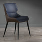Scandinavian Style Faux Leather Dining Chair Solid Back Chair with 4 Black Finish Legs Clearhalo ' kitchen&dining_furn' 'Dining Chairs' 'Dining Tables & Seating' 'dining_chair' 'furn' 'furn_dining_chair' 'Furniture' 'furniture_dining_chair' 'Kitchen & Dining Furniture' 'kitchen' 1200x1200_66a3abea-7145-4c82-a558-e3708cc86144