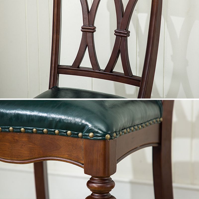 Traditional Wooden Dining Chair 35''H Cross Back Side Chair with 4 Legs for Restaurant Clearhalo ' kitchen&dining_furn' 'Dining Chairs' 'Dining Tables & Seating' 'dining_chair' 'furn' 'furn_dining_chair' 'Furniture' 'furniture_dining_chair' 'Kitchen & Dining Furniture' 'kitchen' 1200x1200_66a4a394-d4c1-47b2-aed0-976edbd74205