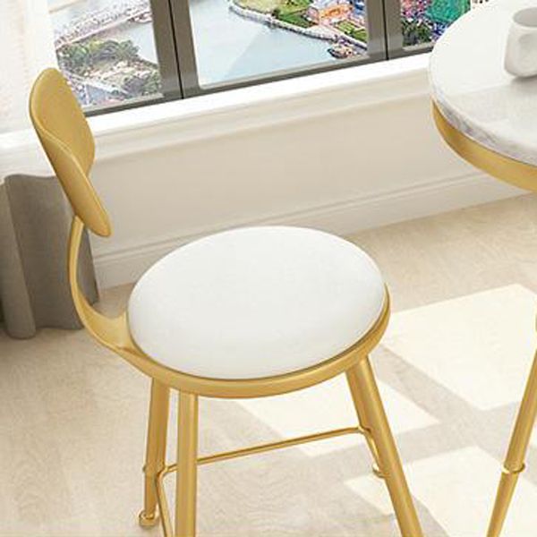 Glam Armless Kitchen Dining Side Chair Open Back Dining Side Chair Clearhalo 'Dining Chairs' 'Dining Tables & Seating' 'dining_chair' 'furn' 'furn_dining_chair' 'Furniture' 'Kitchen & Dining Furniture' 1200x1200_66a531f0-07ee-4de9-b7db-c78ed01a2443
