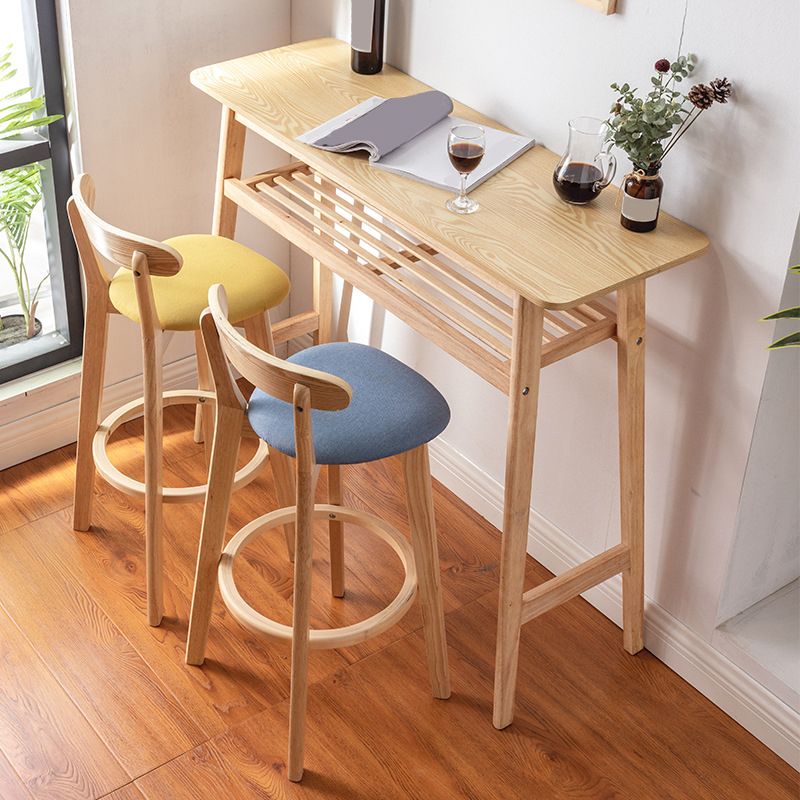 Contemporary Wooden Counter Height Stools Cushion Bar Stool for Indoor Clearhalo 'Bar Furniture' 'Bar Stools' 'bar_stools' 'furn' 'furn_bar_stools' 'Furniture' 'Kitchen & Dining Furniture' 1200x1200_66a59aa7-d404-495c-9ec2-796d0758a553