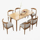 Modern Rubber Wood Table for Restaurant Rectangle Dining Table with 4 Legs Clearhalo ' dining_table' 'Dining Tables & Seating' 'Dining Tables' 'furn' 'furn_dining_table' 'Furniture' 'furniture_dining_table' 'Kitchen & Dining Furniture' 'kitchen&dining_furn' 'kitchen' 'kitchen_dining_table' 1200x1200_66a5a827-03d8-4703-8c3d-631703d9904c