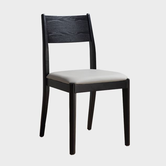 Industrial Dining Chair Open Back Chair with Black Wood Legs for Home Use Clearhalo ' kitchen&dining_furn' 'Dining Chairs' 'Dining Tables & Seating' 'dining_chair' 'furn' 'furn_dining_chair' 'Furniture' 'furniture_dining_chair' 'Kitchen & Dining Furniture' 'kitchen' 1200x1200_66a9917e-eb33-47aa-b956-f421db7f88f9