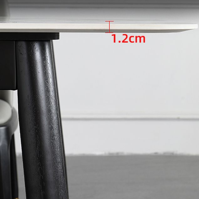 Sintered Stone Top Industrial Table for Restaurant Rectangle Dining Table with 4 Legs Clearhalo ' dining_table' 'Dining Tables & Seating' 'Dining Tables' 'furn' 'furn_dining_table' 'Furniture' 'furniture_dining_table' 'Kitchen & Dining Furniture' 'kitchen&dining_furn' 'kitchen' 'kitchen_dining_table' 1200x1200_66aa3e85-086d-42de-ac12-6b5d0266fcaa