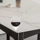 Medieval Modern Sintered Stone Top Dining Table Rectangle Table with 4 Legs Clearhalo 'Dining Tables & Seating' 'Dining Tables' 'dining_table' 'furn' 'furn_dining_table' 'Furniture' 'furniture_dining_table' 'Kitchen & Dining Furniture' 1200x1200_66aaaef2-73d9-4d76-bf7d-b3cc5d67d3f7