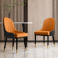 Glam Faux Leather Dining Chairs Metal Arm Dining Room Chairs for Restaurant Use Clearhalo 'Dining Chairs' 'Dining Tables & Seating' 'dining_chair' 'furn' 'furn_dining_chair' 'Furniture' 'Kitchen & Dining Furniture' 1200x1200_66ada654-13da-45aa-977a-6072dec27f70