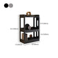 Contemporary Vertical Etagere Bookshelf Gray and Black Rubber Wood Bookshelf Clearhalo 'Bookcases' 'furn' 'furn_bookcases' 'Furniture' 'furniture_bookcases' 'kitchen' 'kitchen_bookcases' 'Living Room Furniture' 'Office Furniture' 1200x1200_66adb77a-ad03-4633-a498-6e2d1c608fe3