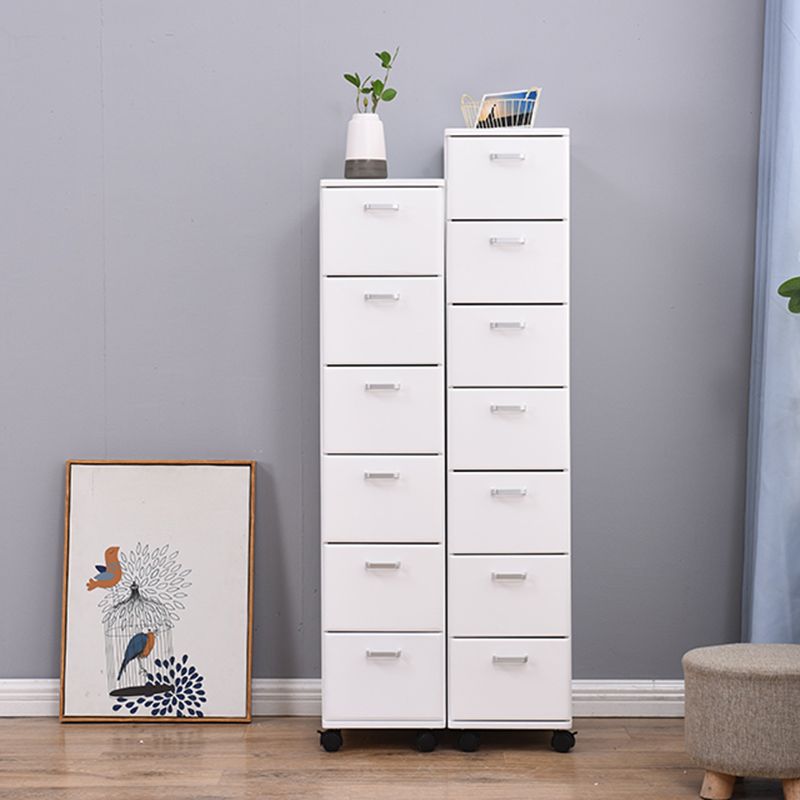 23.62" Wide Accent Chest with Drawers Water Resistant Chest with Wheels