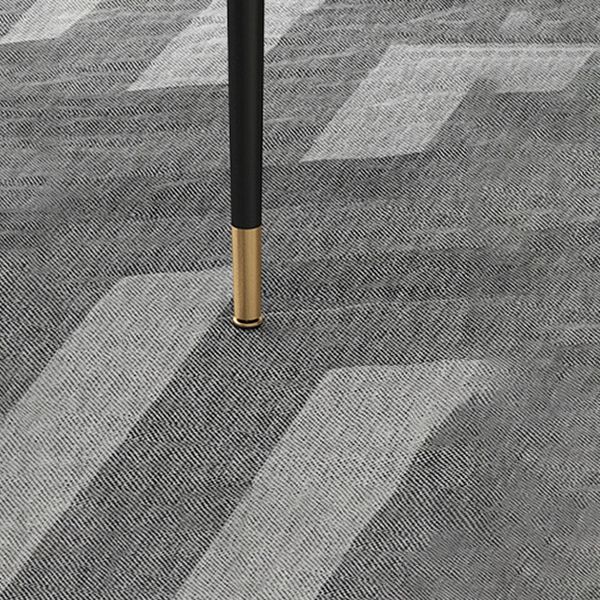 29.52 "H escritorio industrial de oficina industrial escritorio de secretario negro rectangular