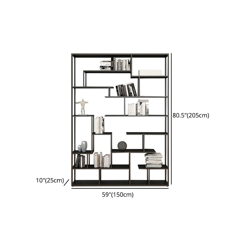 9.84"W Bookshelf Black Open Back Modern Style Bookcase for Home Office Clearhalo 'Bookcases' 'furn' 'furn_bookcases' 'Furniture' 'furniture_bookcases' 'Office Furniture' 1200x1200_66b07b08-7191-48ca-a107-da928f83cb27