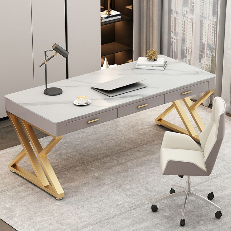 Escritorio de oficina rectangular glamor