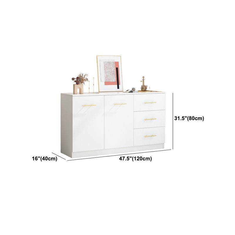 Eigentijdse glamouropslagkist houten opbergkast dressoir