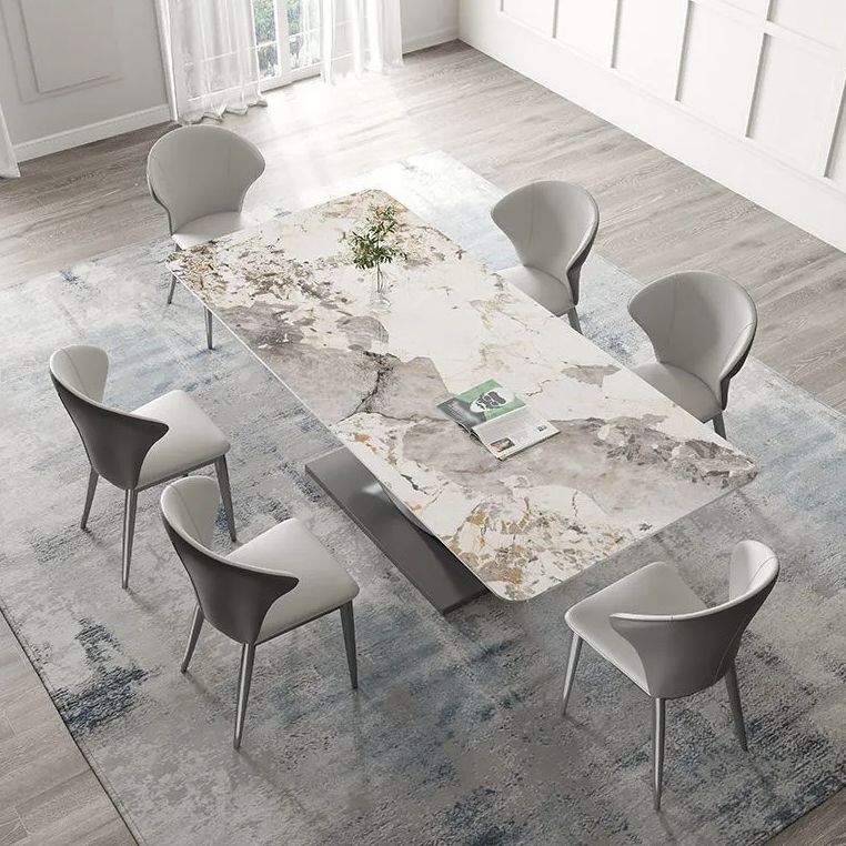 1/4/5/7/8 Pieces Modern Dining Room Set Rectangle Table Dining Set Clearhalo 'Dining Room Sets' 'Dining Tables & Seating' 'dining_room_set' 'furn' 'furn_dining_room_set' 'Furniture' 'furniture_dining_room_set' 'Kitchen & Dining Furniture' 1200x1200_66b5b945-5a7a-40ac-b305-0889fb4213f5