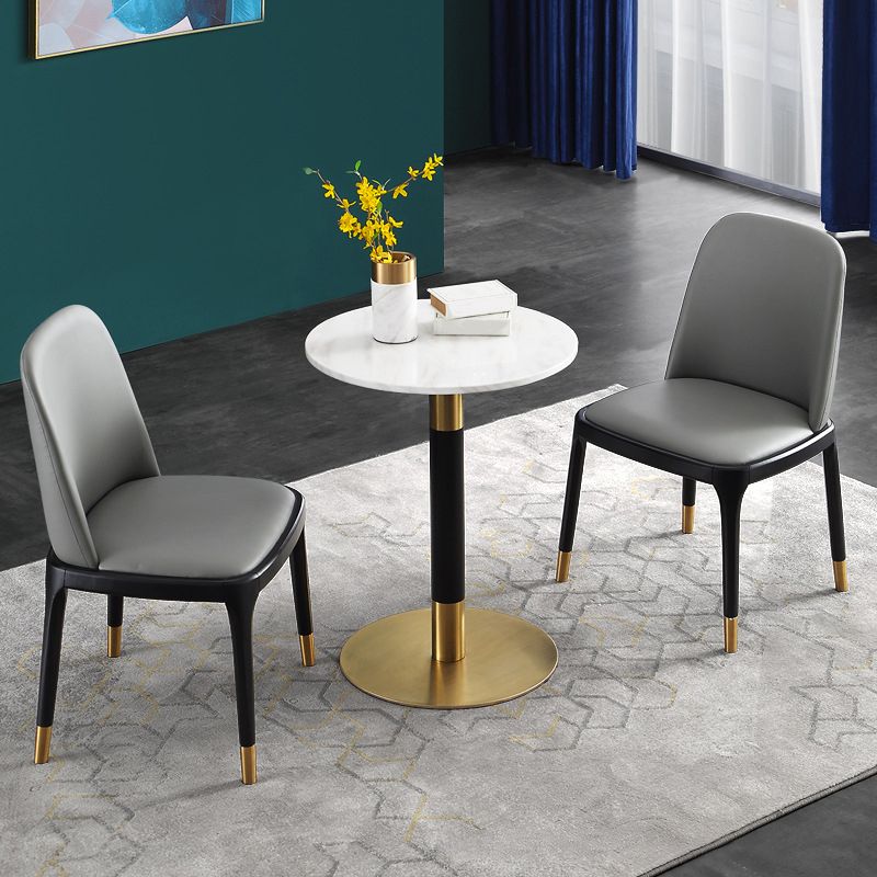 Industrial Dining Accent Chair Upholstered Indoor Chair in Gray Clearhalo 'Dining Chairs' 'Dining Tables & Seating' 'dining_chair' 'furn' 'furn_dining_chair' 'Furniture' 'Kitchen & Dining Furniture' 1200x1200_66bc1205-6a02-46b7-8953-59d4b104154a