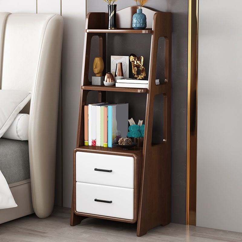 Contemporary Nightstand Open Storage Bedside Cabinet for Bedroom Clearhalo 'Bedroom Furniture' 'furn' 'furn_night_stand' 'Furniture' 'night_stand' 'Nightstands' 1200x1200_66bc1a30-cf8c-409d-8807-06fe03e2c55f