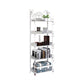Contemporary Metal Book Shelf Folding Open Back Bookshelf Shelves Included Clearhalo 'Bookcases' 'furn' 'furn_bookcases' 'Furniture' 'Office Furniture' 1200x1200_66be28b9-6ad1-42f7-a6a5-d5e407fe4a5b