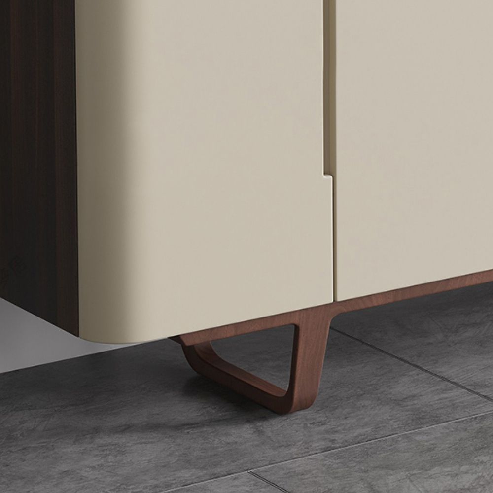 Stone Credenza Contemporary Style Sideboard with Cabinets and Drawers Clearhalo 'buffet_sideboard' 'Buffets & Sideboards' 'furn' 'furn_buffet_sideboard' 'Furniture' 'Kitchen & Dining Furniture' 1200x1200_66bf9ab7-a750-4216-890b-c0e3ecdef600